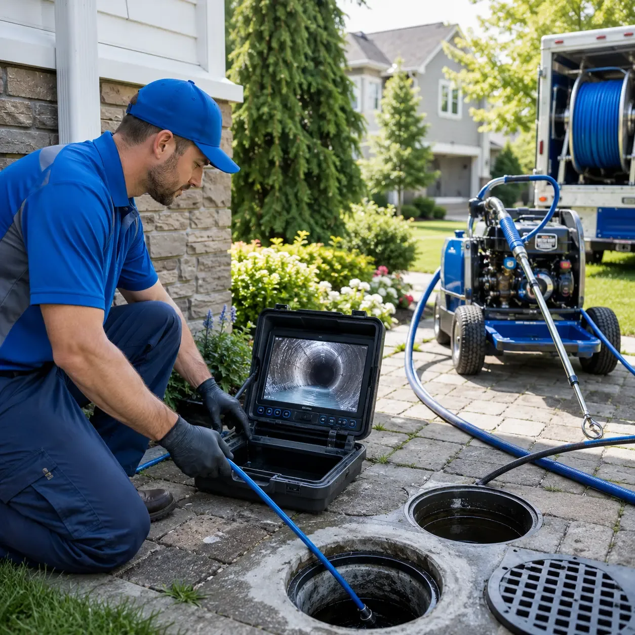 Outdoor drain cleaning professionals serving Chepachet, RI